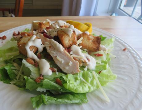 Grilled Chicken Caesar Salad for Two