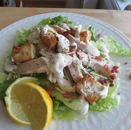 Grilled Chicken Caesar Salad for Two