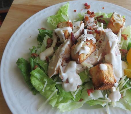 Grilled Chicken Caesar Salad for Two