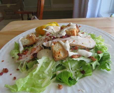 Grilled Chicken Caesar Salad for Two