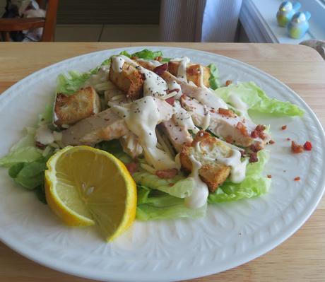 Grilled Chicken Caesar Salad for Two