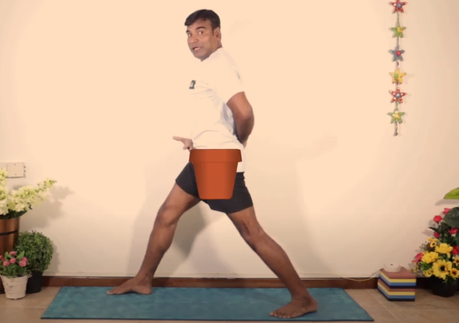 Warrior 1 Pose – Yoga – Steps