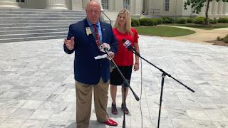 Stacy George, GOP candidate for governor of Alabama, seems to think healthy people can't die from COVID-19 -- a statement wildly out of touch with reality