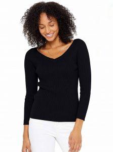 State Cashmere Easy V-Neck Sweater