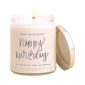 Kindred Fires Wife Birthday Gift Personalised Candle