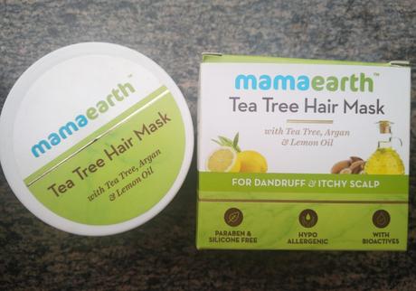 Mamaearth Tea Tree Hair Mask for Anti Dandruff & Itchy Scalp | Review