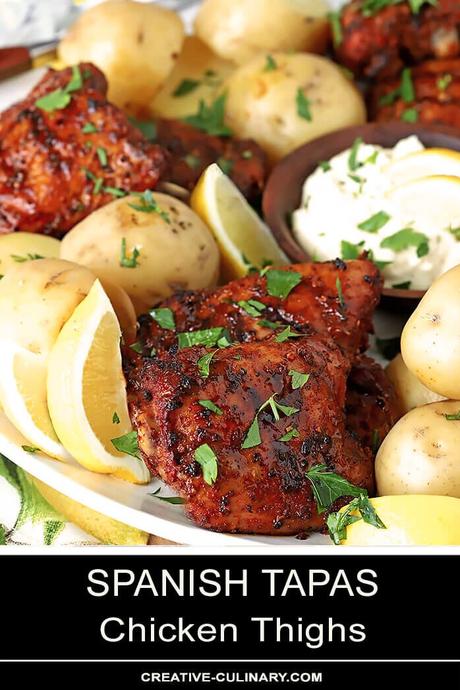 Spanish Tapas Chicken Thighs