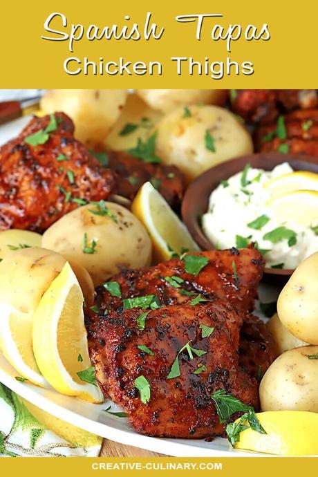 Spanish Tapas Chicken Thighs