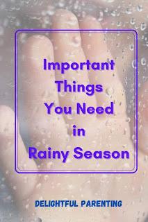 Important Things You Need in Rainy Season For Kids