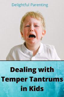 How to Deal with Sudden Temper Tantrums in Kids?