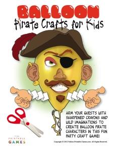 Balloon Pirate Crafts For Kids