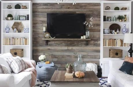 Wood Palette Accent Wall Ideas