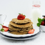 Whole Wheat Strawberry Banana Pancakes Recipe