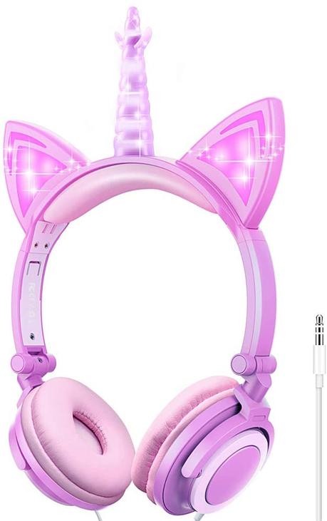 Esonstyle Unicorn style kids headphones