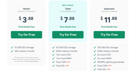 easywp hosting pricing