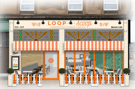 loop and scoop queens cafe glasgow 