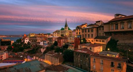 Valparaiso at dusk - best places to visit in 2019