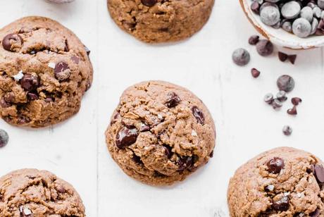 These naturallyÂ Flourless Almond Butter Chocolate Chip Cookies are so tender that they melt in your mouth! These flavorful cookies have just 5 ingredients and they are gluten-free, Paleo, refined sugar-free and vegan.