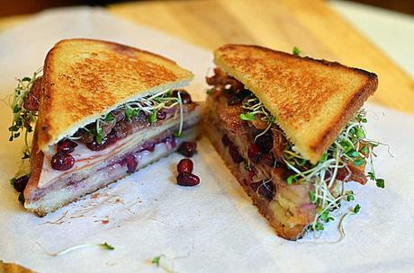 Pomegranate Grilled Cheese