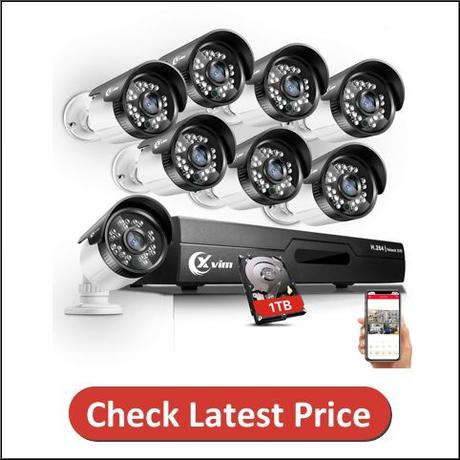 XVIM 720P Outdoor Home Security Camera System
