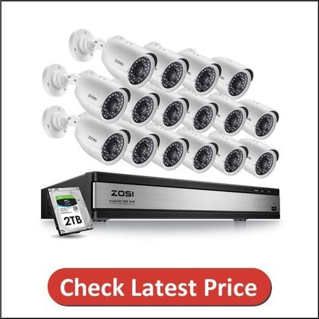 ZOSI 16 Channel Security Camera System for Home