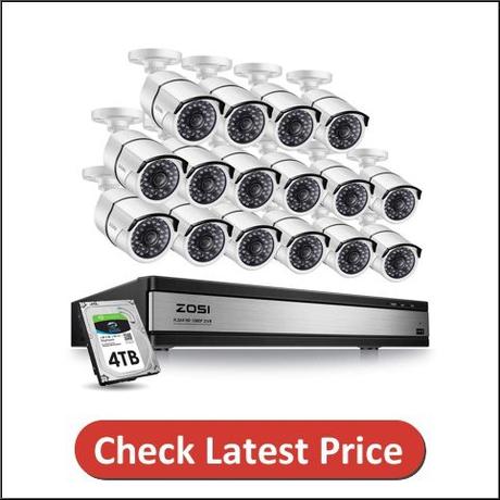 ZOSI 1080p 16 Channel Video Surveillance System