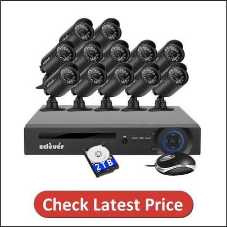 Zclever 16 Channel Security Camera System