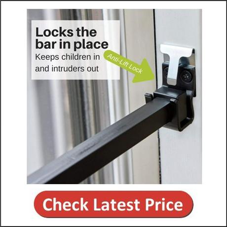 Ideal Security SK110BL SK110 Patio Door Security Bar