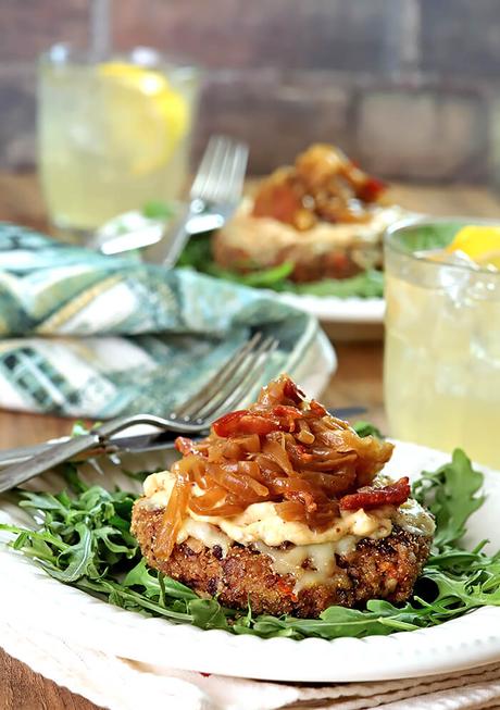 French Onion Veggie Burger