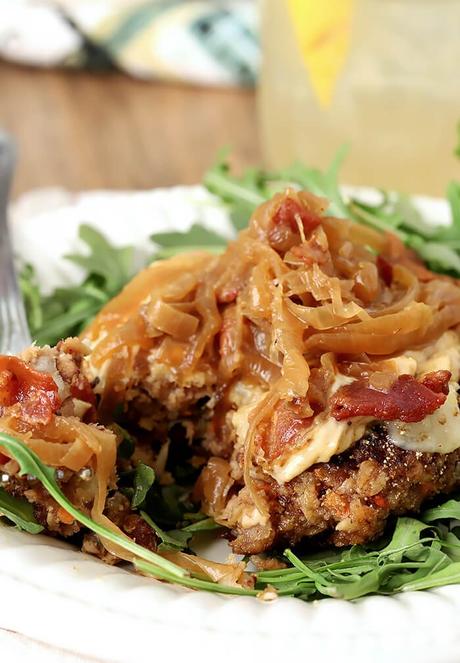 French Onion Veggie Burger French Onion Veggie Burger