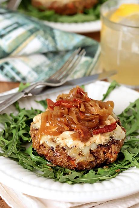 French Onion Veggie Burger French Onion Veggie Burger