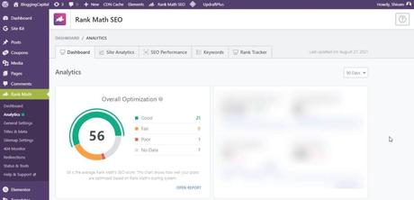 rankmath analytics module