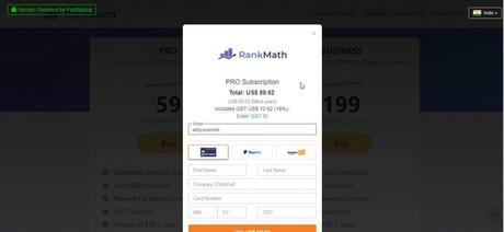 enter your details step 2 rankmath black friday