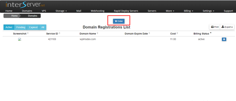 web hosting and register a domain name