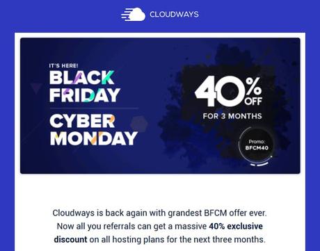 Cloudways Black Friday Sale 2021 – Grab 40% Discount [LIVE] 😳