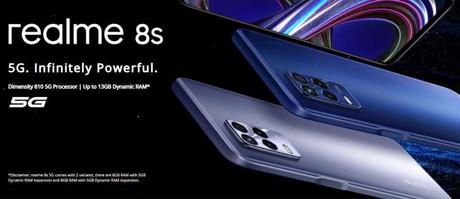 Realme 8s 5G with MediaTek Dimensity 810,n90Hz fast refresh rate launched in India: Price, Specifications