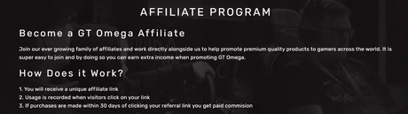 gt omega affiliate program