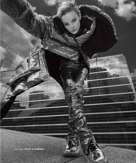 Antonia Przedpelski in “Sky Rider” for Numéro Russia 063 by Benjamin Kanarek