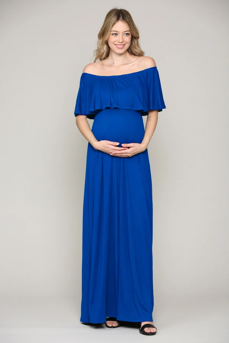 Royal Blue Maternity Dresses Our Moms Love [Top Picks]