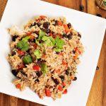 Vegan Rice and Beans (Gallo Pinto)