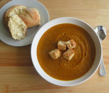 Curry Roasted Root Vegetable Soup