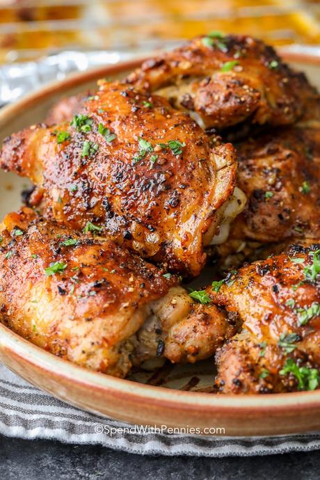 We dial up the taste, max out the flavor and turn up the texture. Crispy Baked Chicken Thighs Perfect Every Time Spend With Pennies