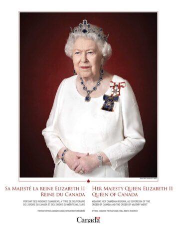 The New Portrait of Queen Elizabeth II by British Photographer Chris Jackson