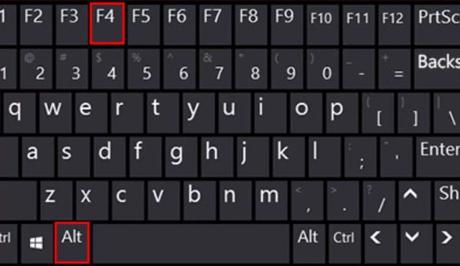 Alt + F4 : Close Program
