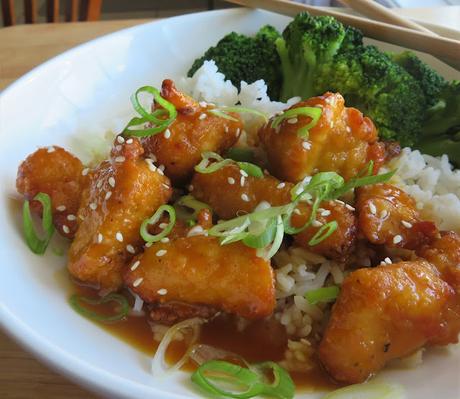 Chinese Orange Chicken for Two