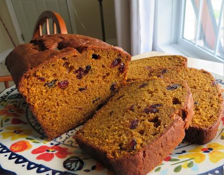 Pumpkin, Orange & Cranberry Bread