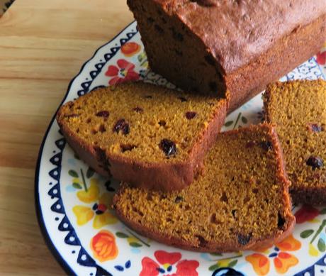 Pumpkin, Orange & Cranberry Bread