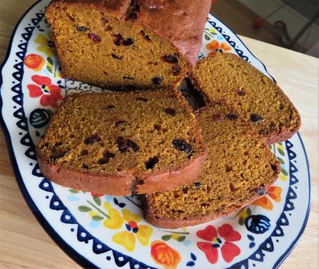 Pumpkin, Orange & Cranberry Bread