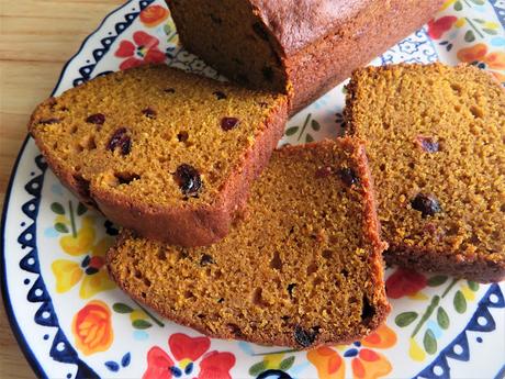 Pumpkin, Orange & Cranberry Bread