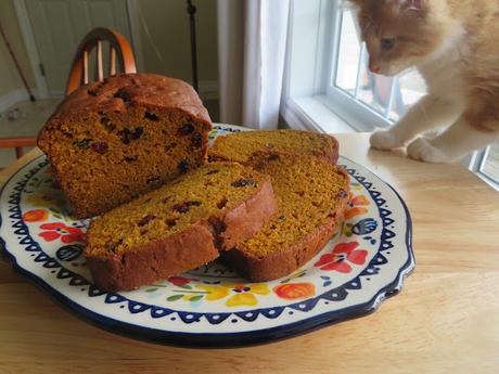 Pumpkin, Orange & Cranberry Bread